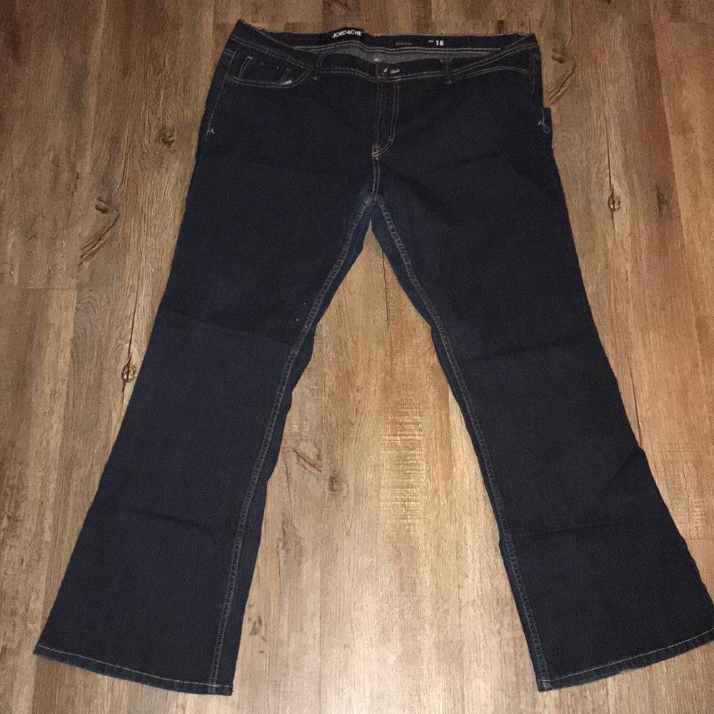 Dark blue jeans